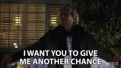 Man Saying I Want You To Give Me Another Chance In Front Of Window GIF
