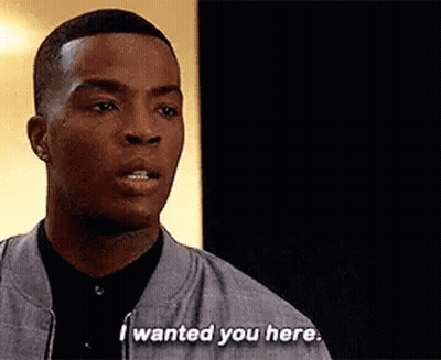 Man Saying I Wanted You Here GIF