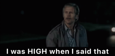 Man Saying I Was High GIF