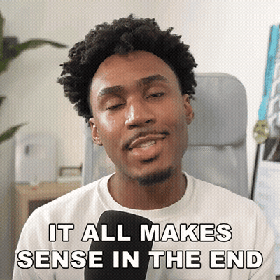 Man Saying It All Makes Sense In The End GIF