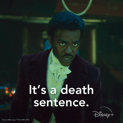 Man Saying It's A Death Sentence GIF