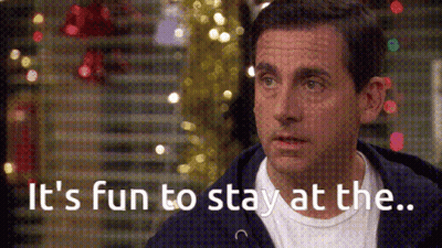 Man Saying It's Fun To Stay At The GIF