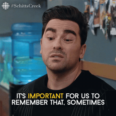 Man Saying It's Important To Remember At Water Cooler GIF