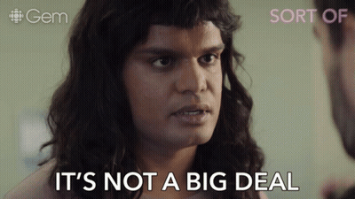 Man Saying It's Not A Big Deal GIF
