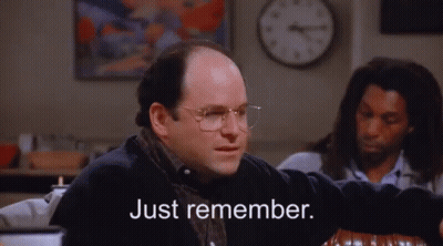 Man Saying It's Not An Alternative Fact In Front Of Clock GIF