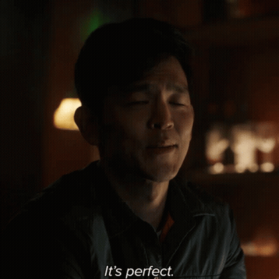 Man Saying It's Perfect In Darkness GIF