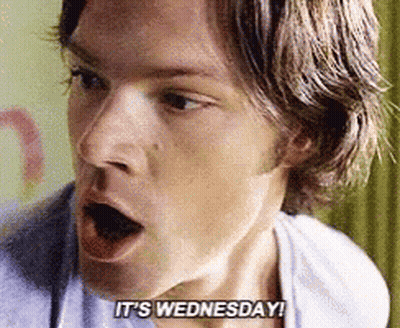 Man Saying It's Wednesday GIF