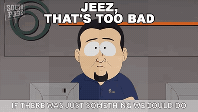 Man Saying Jeez That's Too Bad GIF