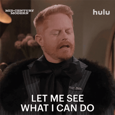 Man Saying Let Me See What I Can Do In Fur Coat GIF