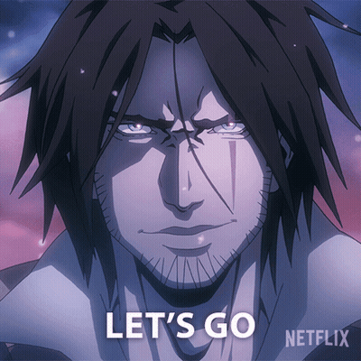 Man Saying Let's Go Netflix GIF
