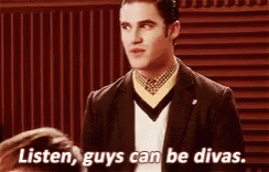 Man Saying Listen Guys Can Be Divas GIF