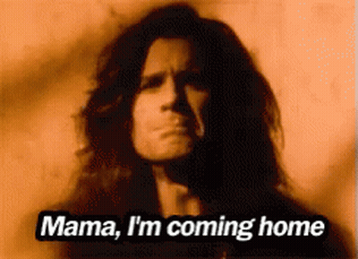 Man Saying Mama Coming Home GIF