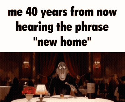 Man Saying Me 40 Years From Now New Home GIF