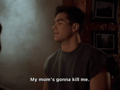 Man Saying My Mom's Gonna Kill Me