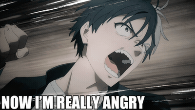 Man Saying Now I'm Really Angry GIF