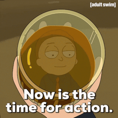 Man Saying Now Is The Time For Action GIF