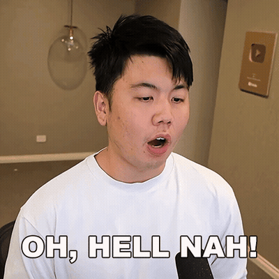 Man Saying Oh Hell Nah GIF