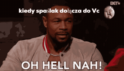 Man Saying Oh Hell Nah Looking At Phone GIF