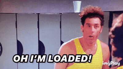 Man Saying Oh I'm Loaded Lockers GIF