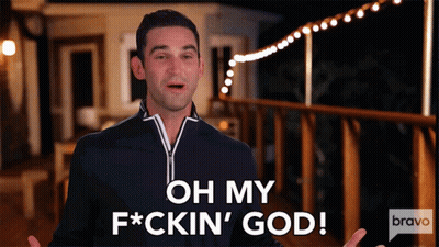 Man Saying Oh My F*cking God GIF