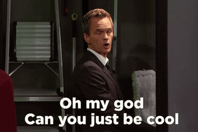 Man Saying Oh My God Can You Just Be Cool GIF