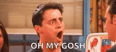 Man Saying Oh My Gosh Beside Another Man GIF