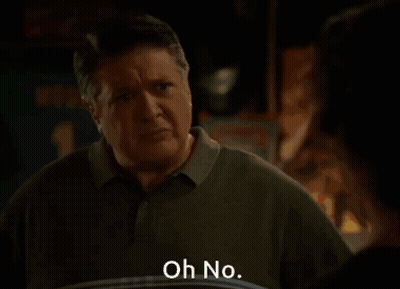 Man Saying Oh No GIF