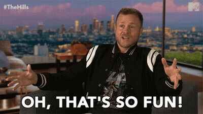 Man Saying Oh That's So Fun GIF