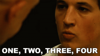 Man Saying One Two Three Four GIF