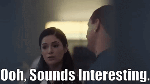 Man Saying Ooh Sounds Interesting GIF
