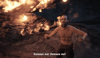 Man Saying Release Me GIF