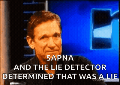 Man Saying Sapna On TV GIF