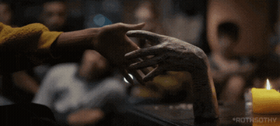 Man Saying She Likes Me At Door GIF