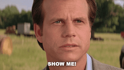 Man Saying Show Me In Field GIF