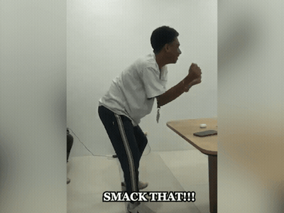 Man Saying Smack That GIF