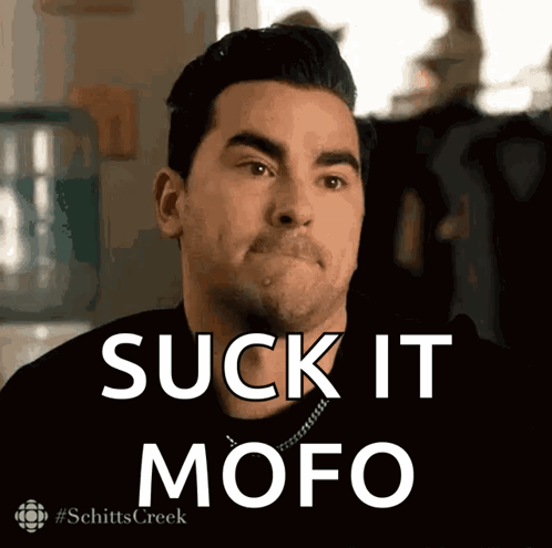 Man Saying Suck It Mofo GIF