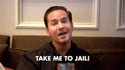 Man Saying Take Me To Jail GIF