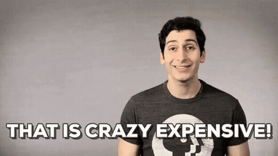 Man Saying That Is Crazy Expensive GIF