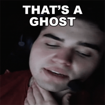 Man Saying That's A Ghost GIF