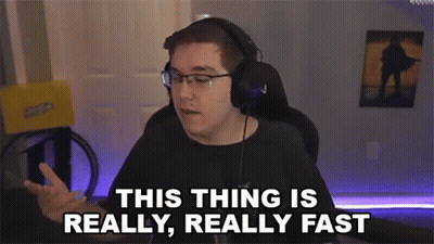 Man Saying That's Fast GIF