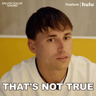 Man Saying That's Not True GIF