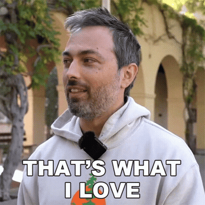 Man Saying That's What I Love GIF