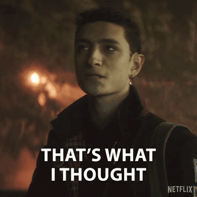 Man Saying That's What I Thought GIF