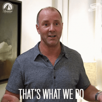 Man Saying That's What We Do GIF