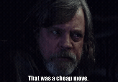 Man Saying That Was a Cheap Move