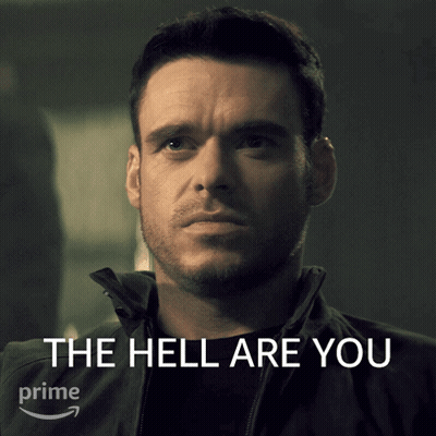 Man Saying The Hell Are You GIF
