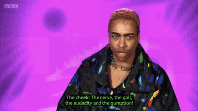 Man Saying The Nerve Gall Audacity GIF