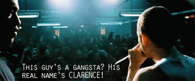 Man Saying This Guy's A Gangsta GIF