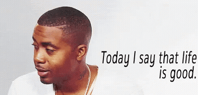 Man Saying Today I Say That Life Is Good GIF