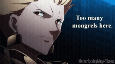 Man Saying Too Many Mongrels Here GIF